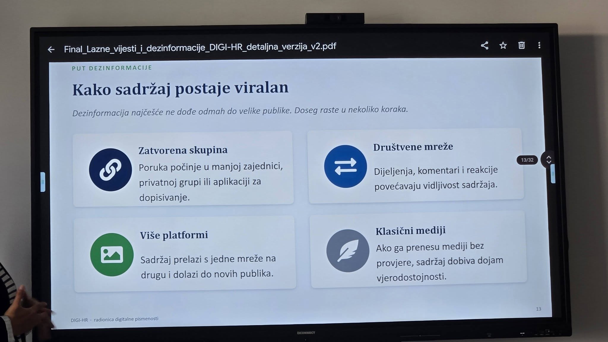 Fakultet hrvatskih studija educirao o prepoznavanju lažnih vijesti i dezinformacija