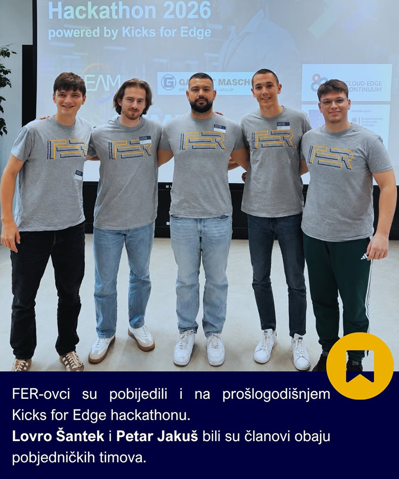 Novi međunarodni uspjeh FER-ovaca