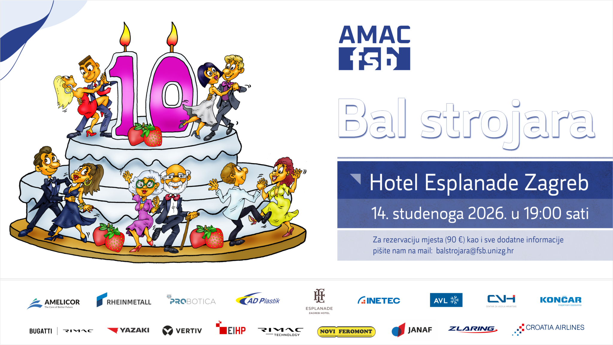 Otvorene prijave za jubilarni 10. Bal strojara