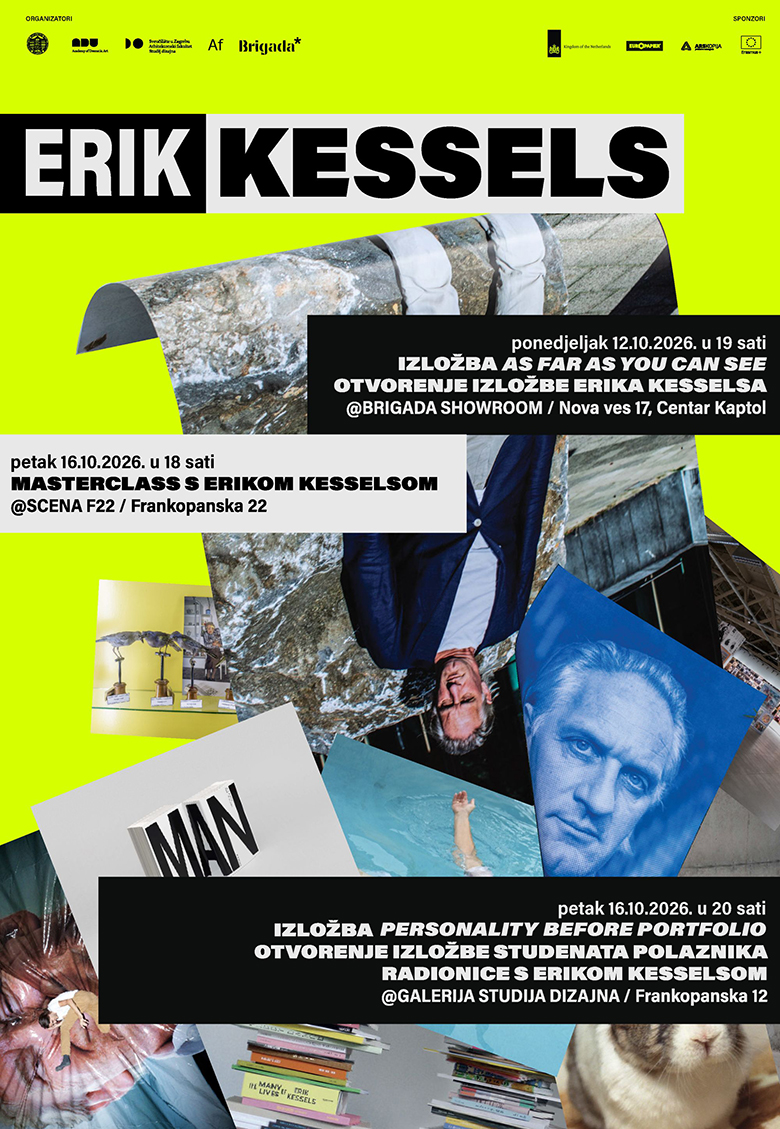 Poznati dizajner i umjetnik Erik Kessels dolazi u Zagreb